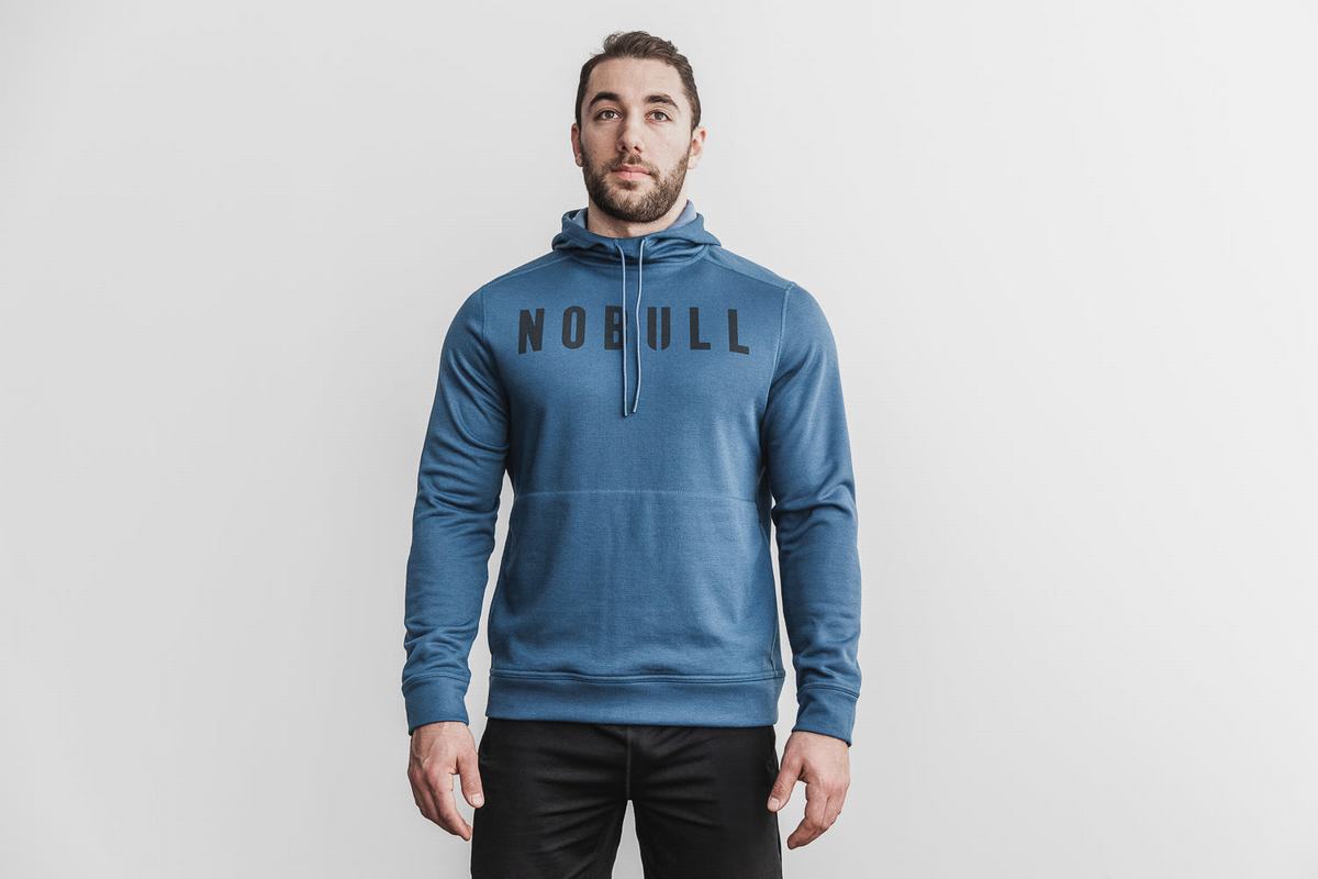 Nobull Men\'s Hoodie White | Australia (UY2794)